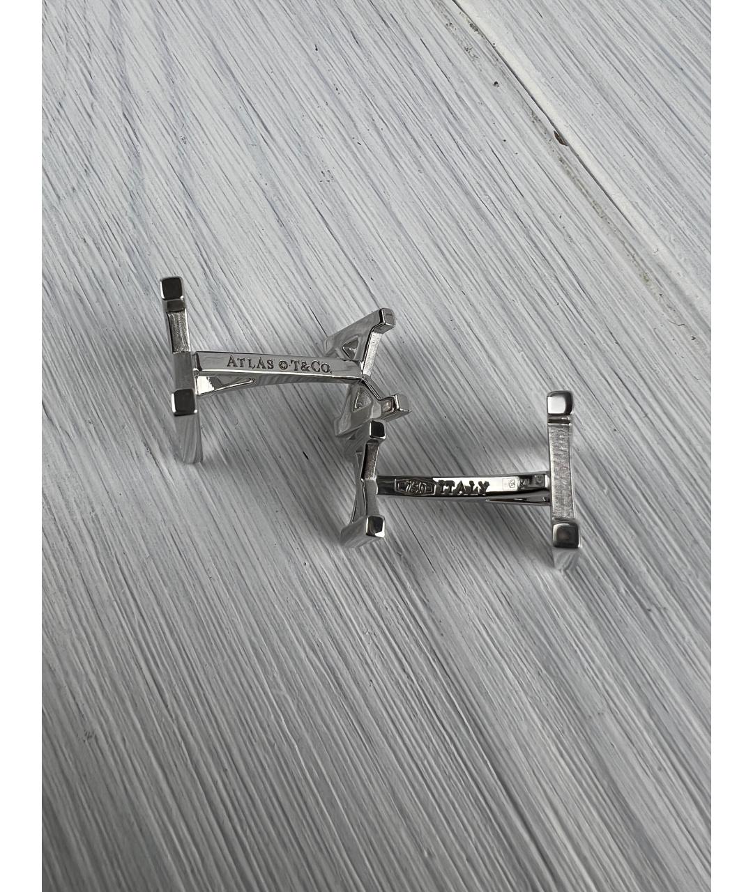TIFFANY&CO Золотые запонки из белого золота, фото 4