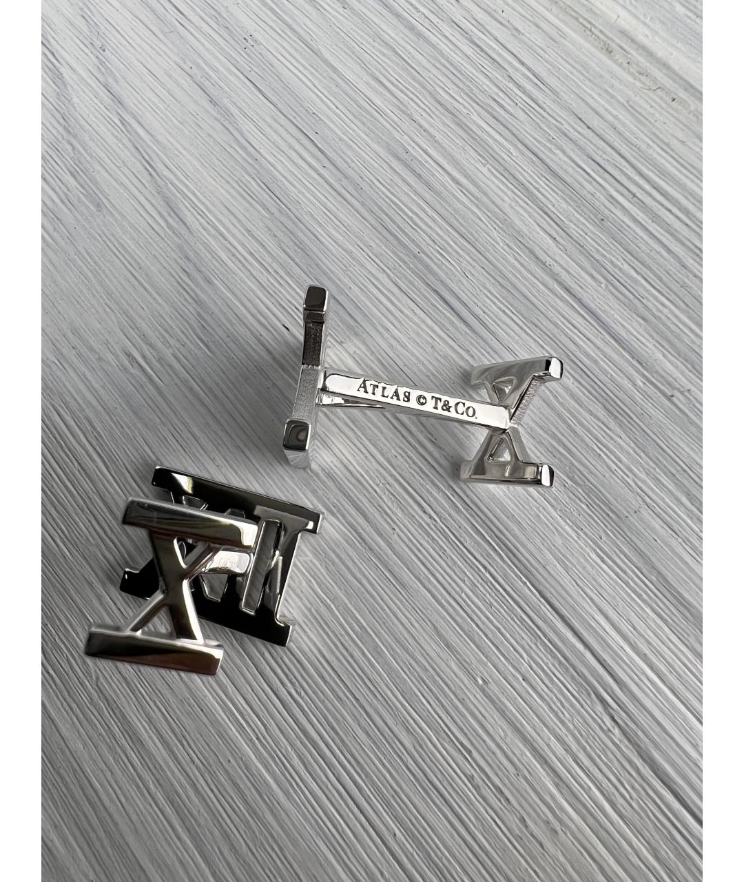 TIFFANY&CO Золотые запонки из белого золота, фото 5