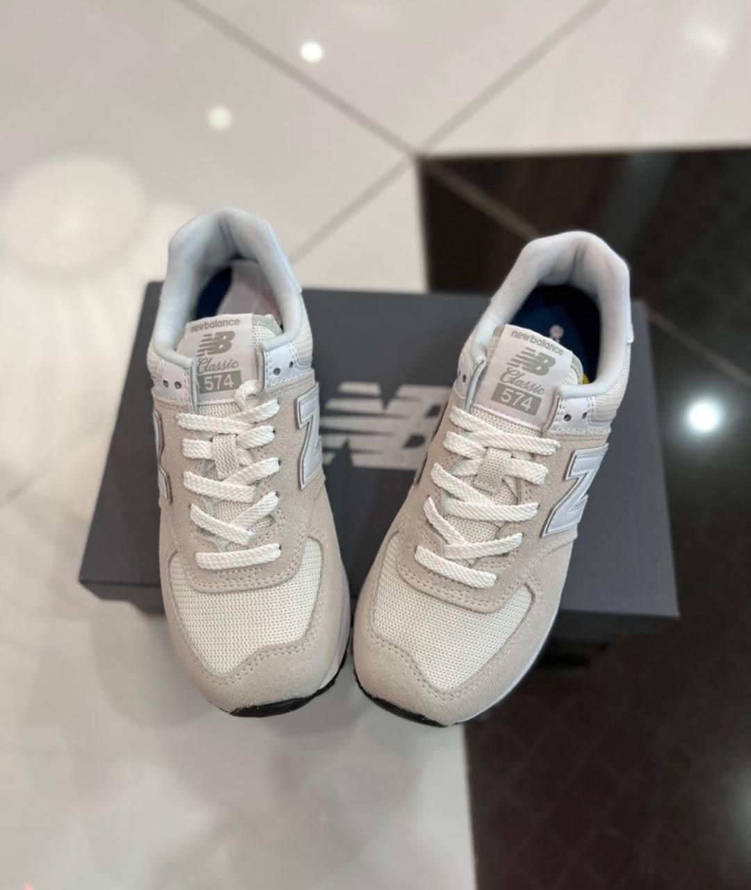 NEW BALANCE Бежевые низкие кроссовки / кеды, фото 2