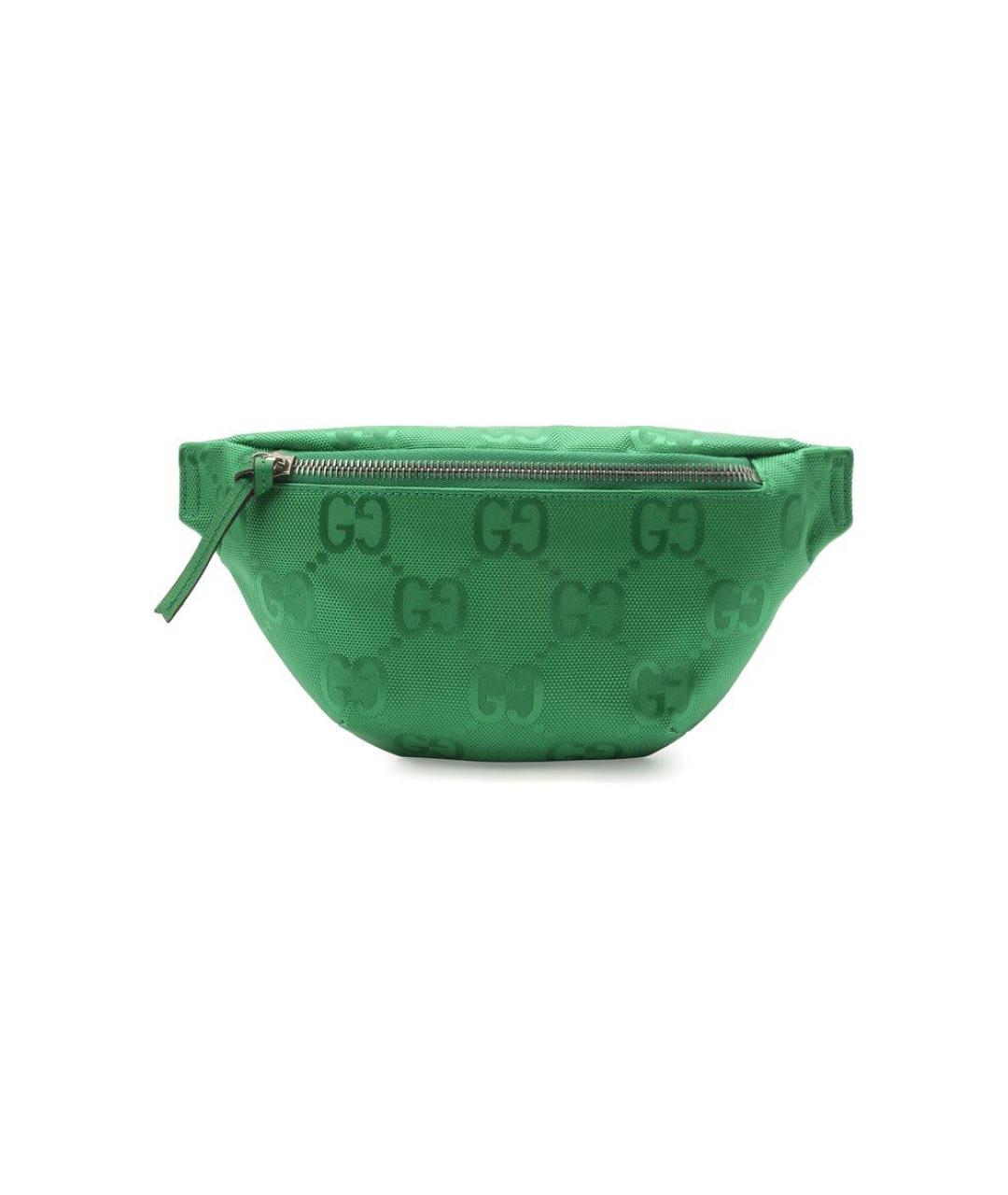 GUCCI Зеленая поясная сумка, фото 1