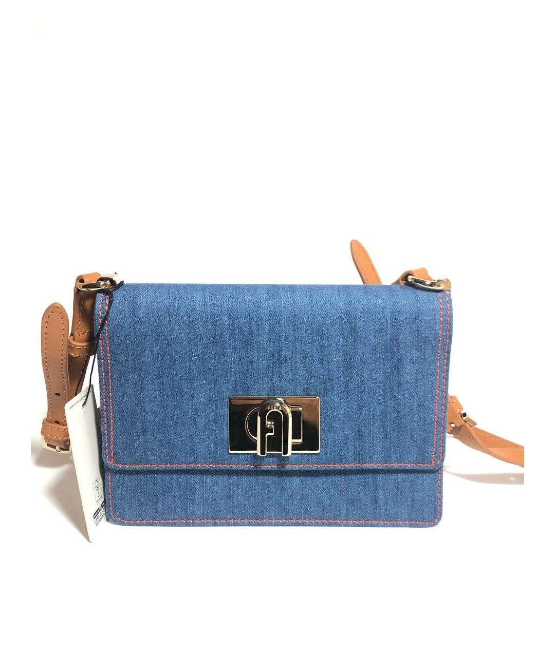 FURLA Синяя сумка через плечо, фото 7