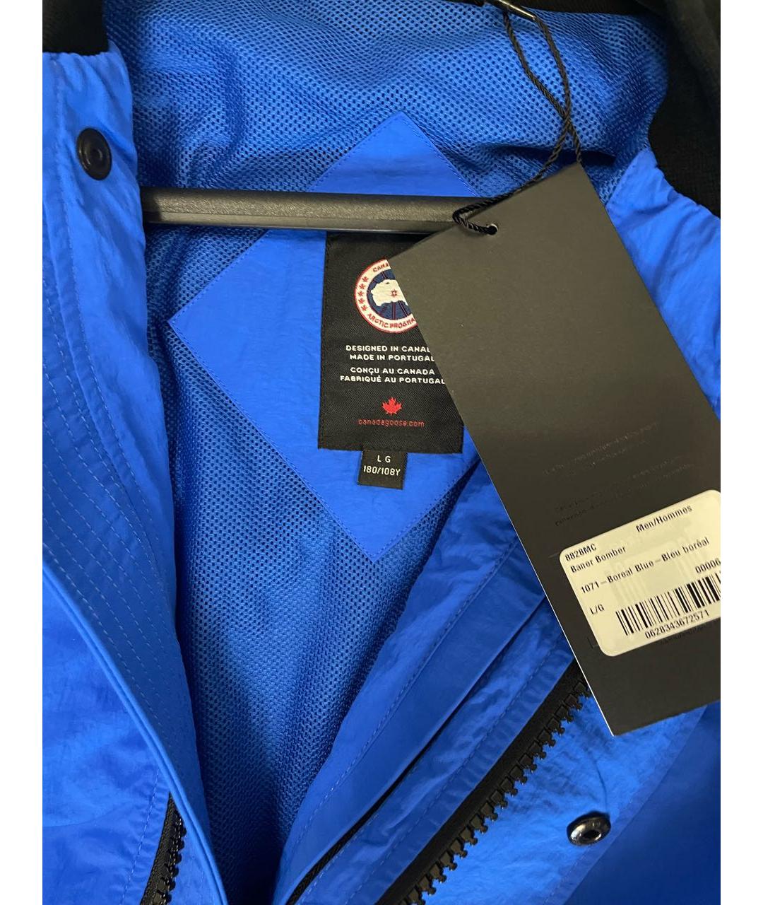 CANADA GOOSE Синяя полиэстеровая куртка, фото 3