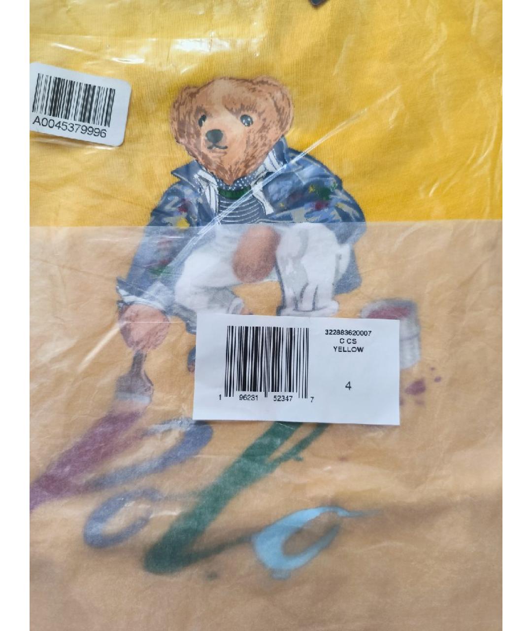 POLO RALPH LAUREN Мульти хлопковая детская футболка, фото 5