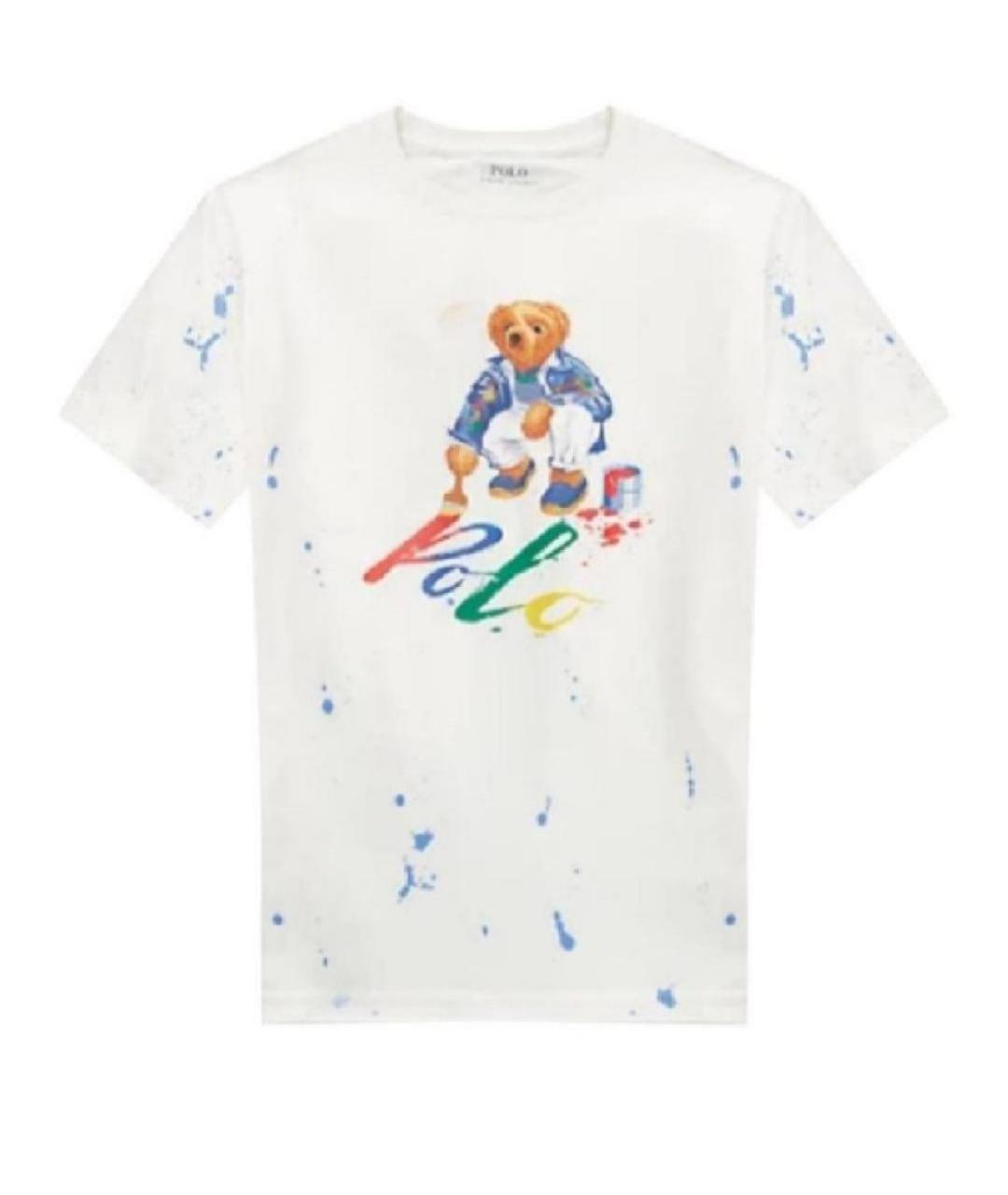 POLO RALPH LAUREN Мульти хлопковая детская футболка, фото 3