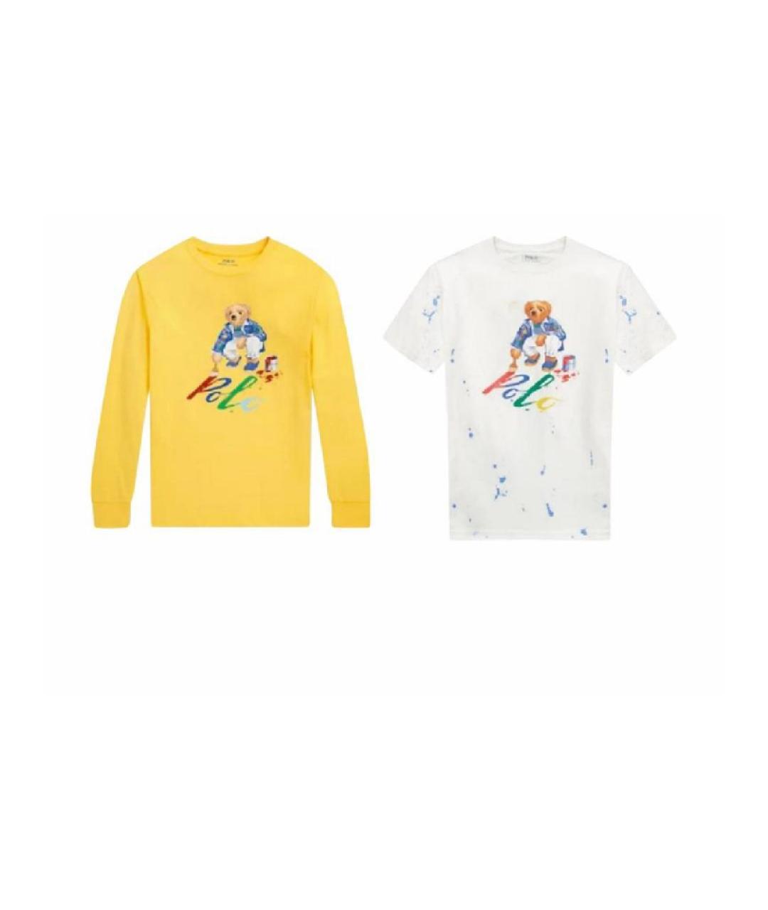POLO RALPH LAUREN Мульти хлопковая детская футболка, фото 7