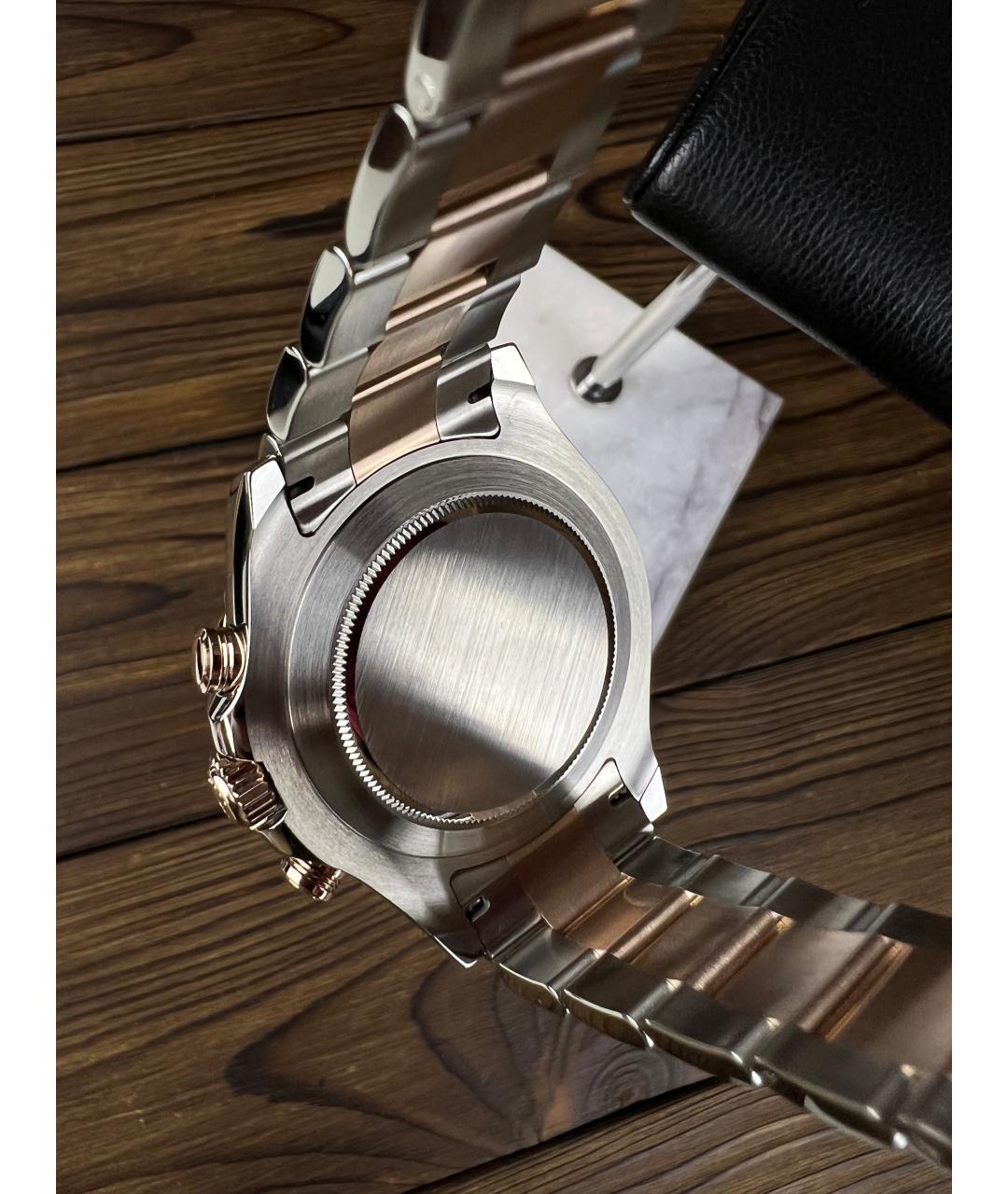 ROLEX Синие часы из розового золота, фото 6