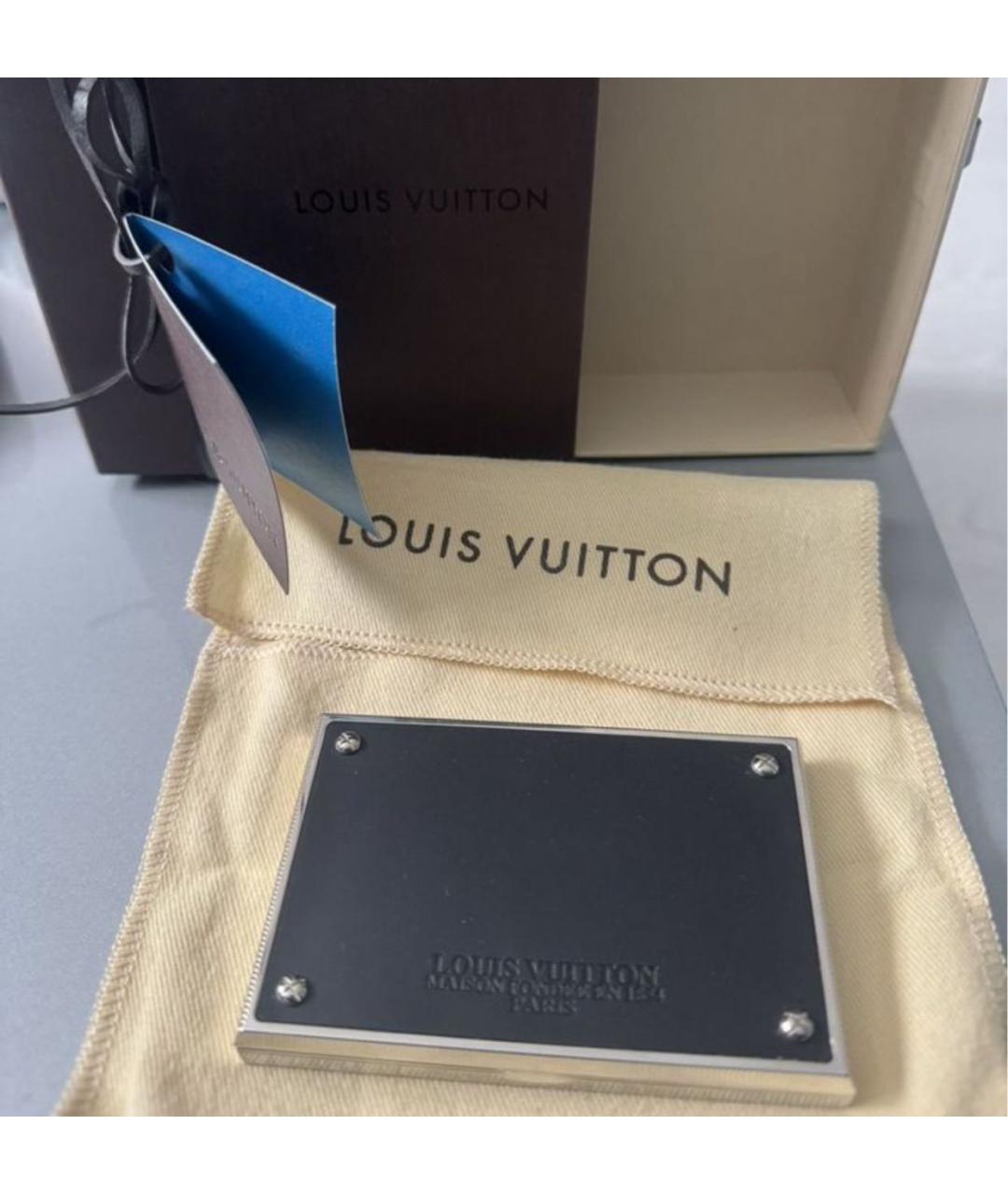 LOUIS VUITTON Черная визитница, фото 3