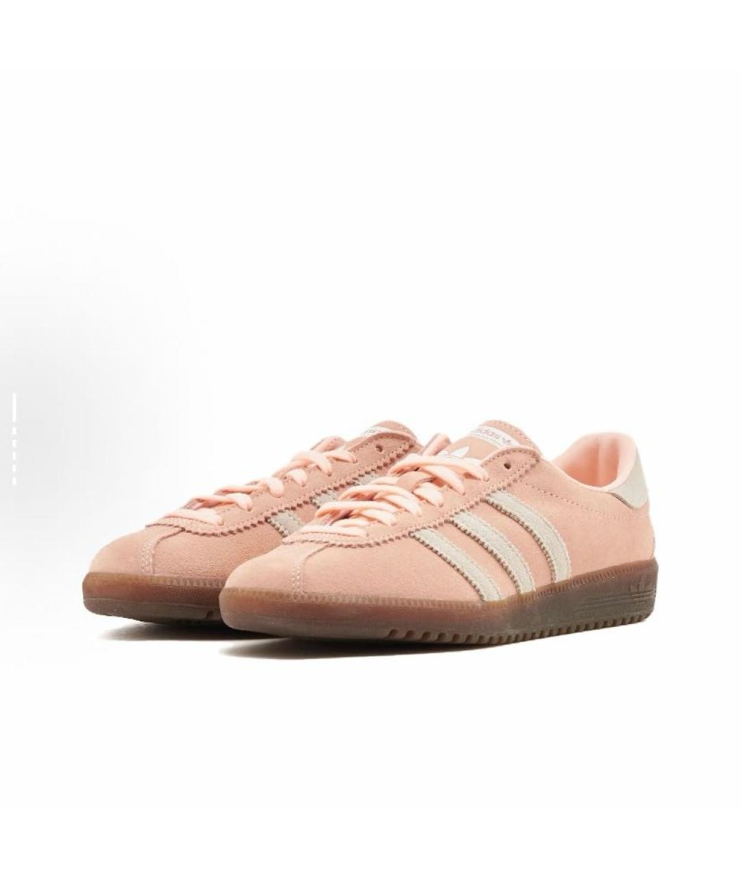 ADIDAS Коралловые замшевые кеды, фото 4