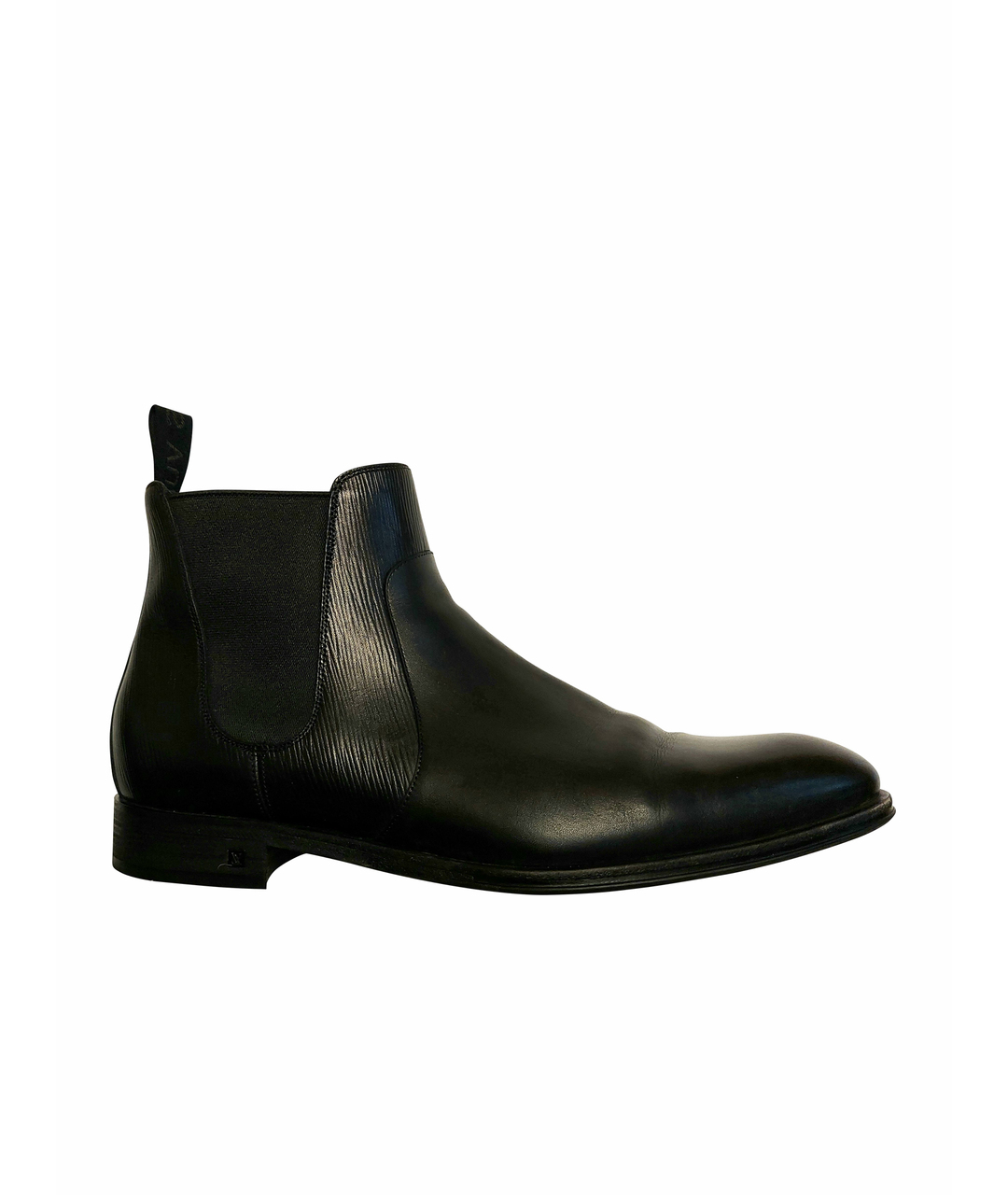 LOUIS VUITTON PRE-OWNED Черные кожаные высокие ботинки, фото 1