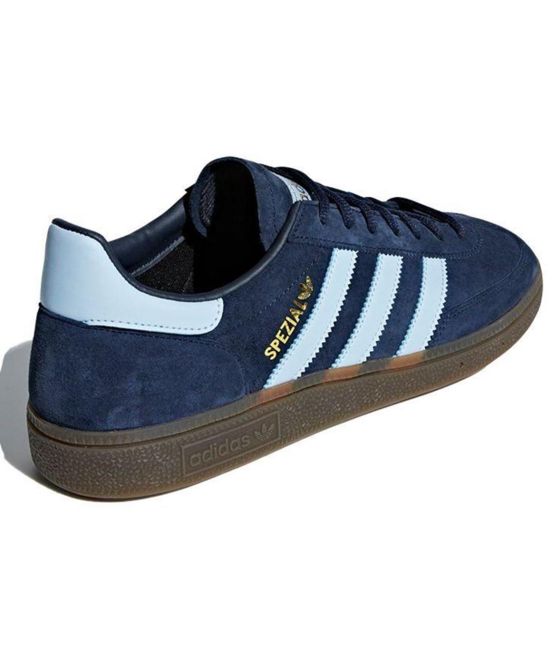 ADIDAS Темно-синие замшевые низкие кроссовки / кеды, фото 3