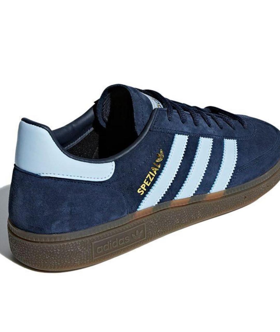 ADIDAS Темно-синие замшевые низкие кроссовки / кеды, фото 4