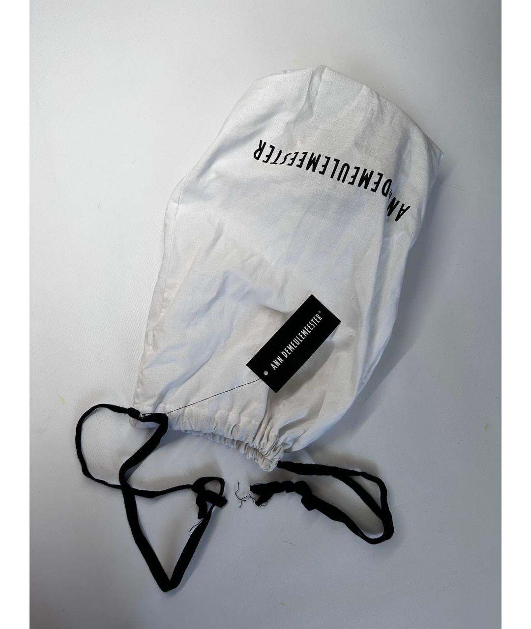 ANN DEMEULEMEESTER Коричневый кожаный ремень, фото 8