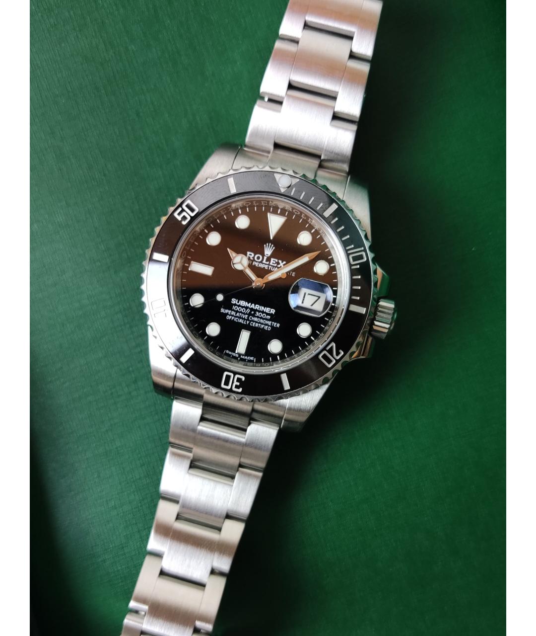 ROLEX Черные часы, фото 4
