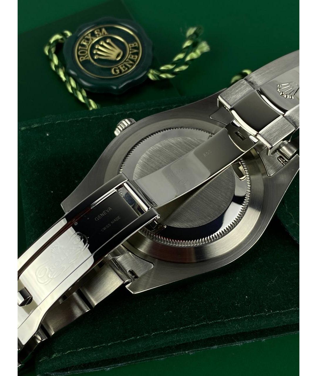 ROLEX Серые часы из белого золота, фото 8