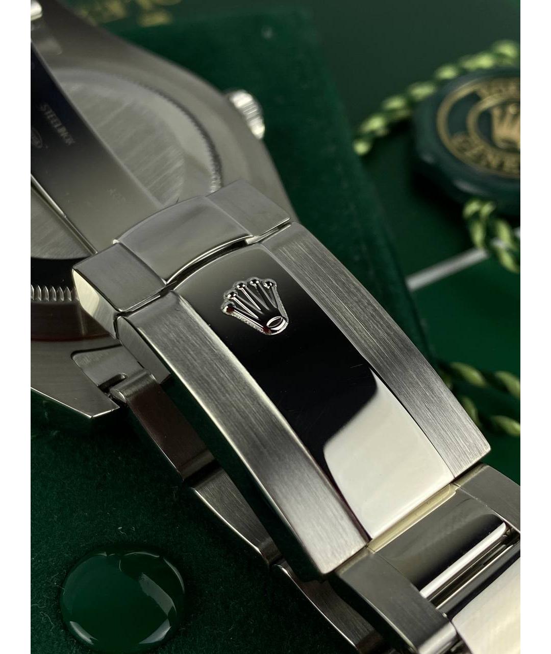ROLEX Серые часы из белого золота, фото 7