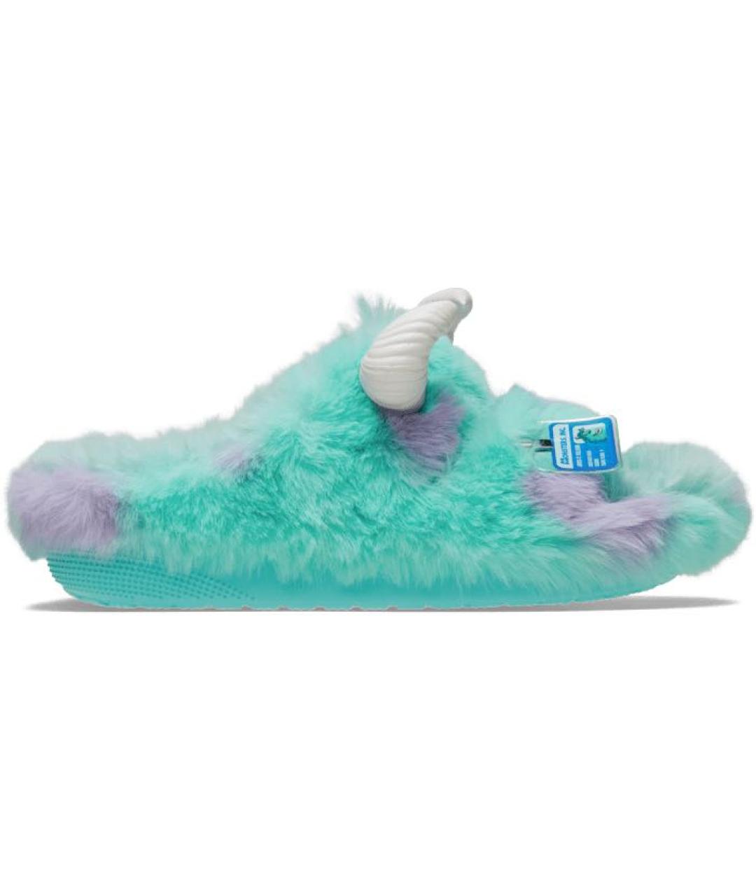 CROCS Бирюзовые резиновые сандалии, фото 8