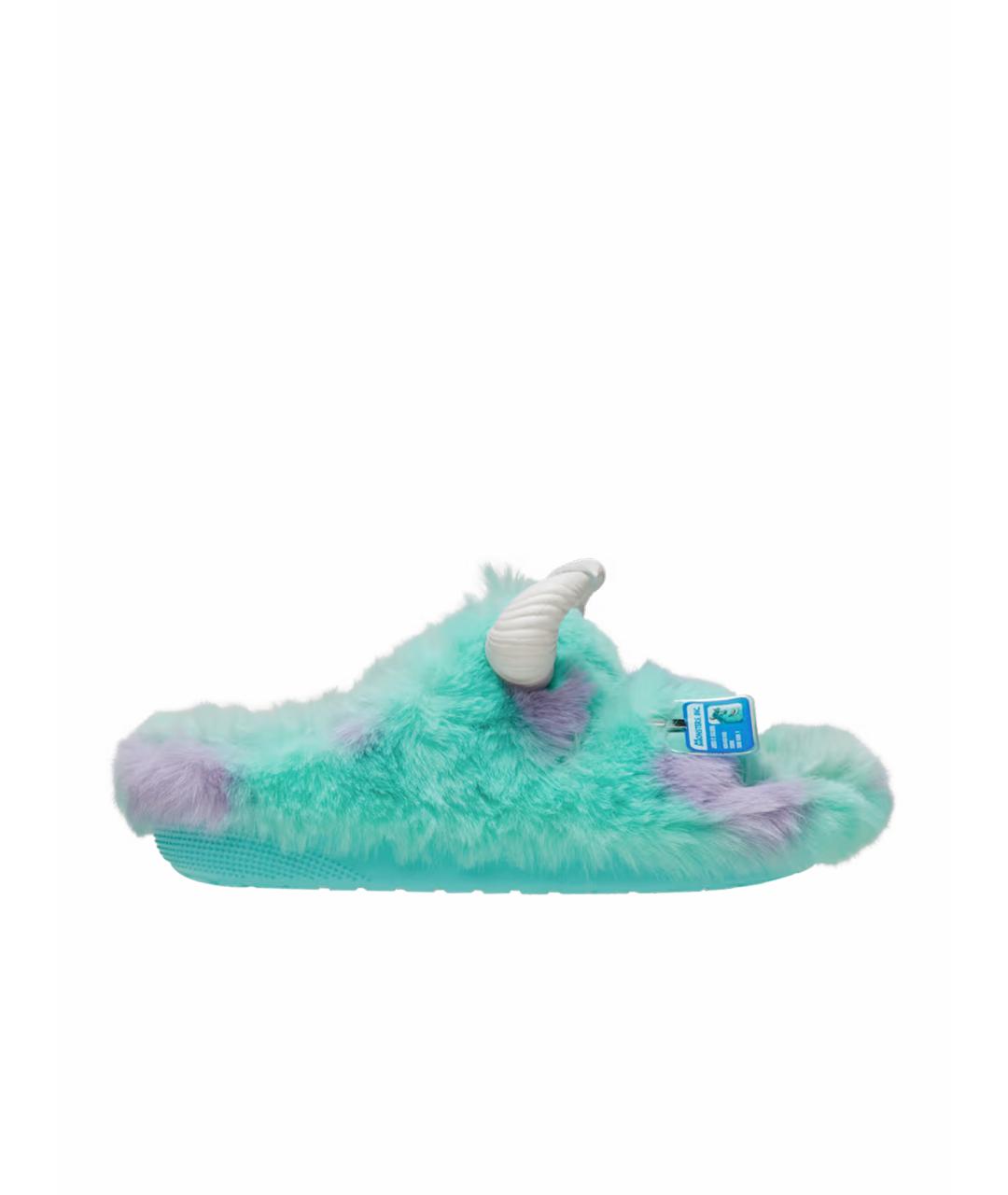 CROCS Бирюзовые резиновые сандалии, фото 1