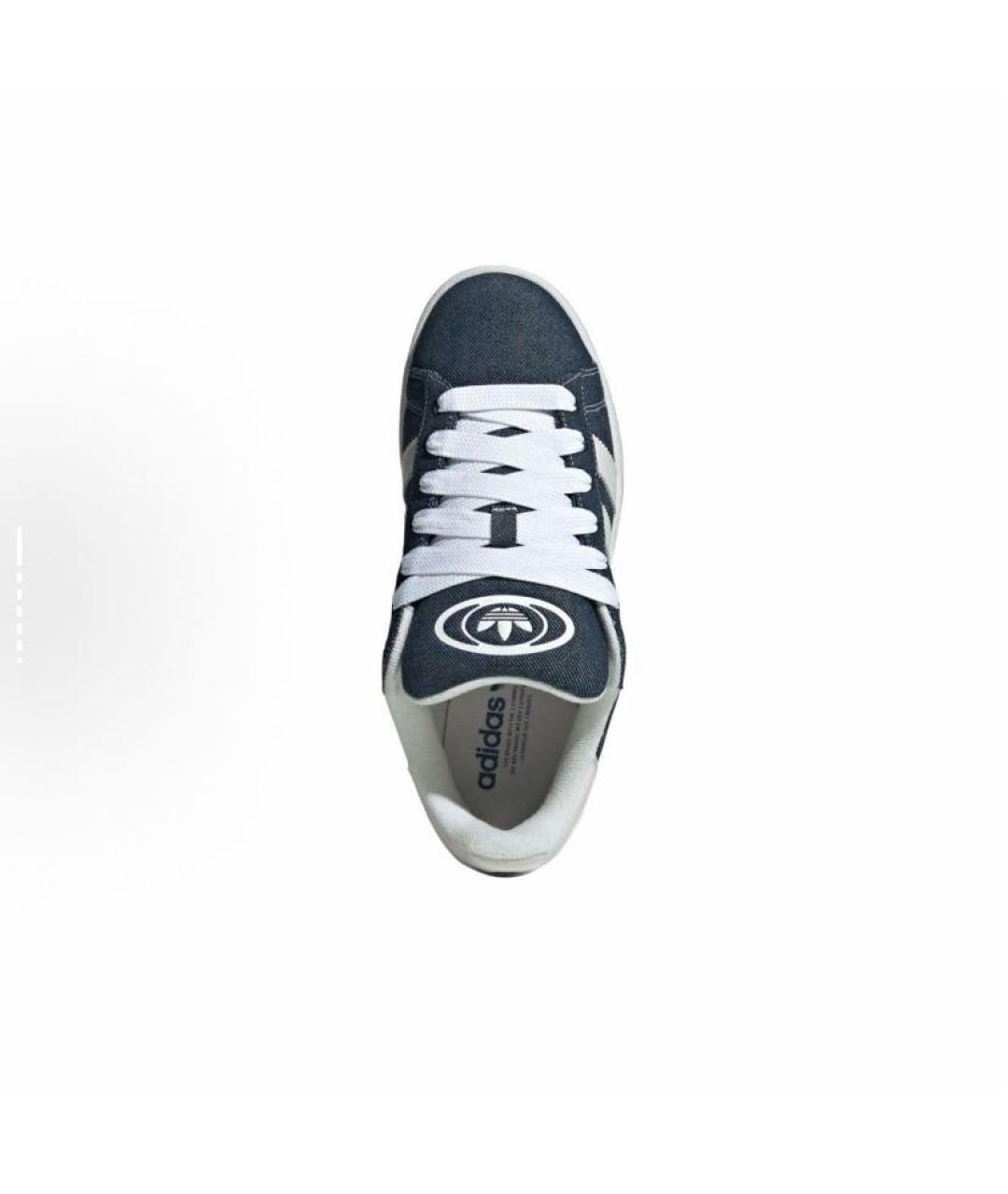 ADIDAS Синие текстильные кроссовки, фото 4