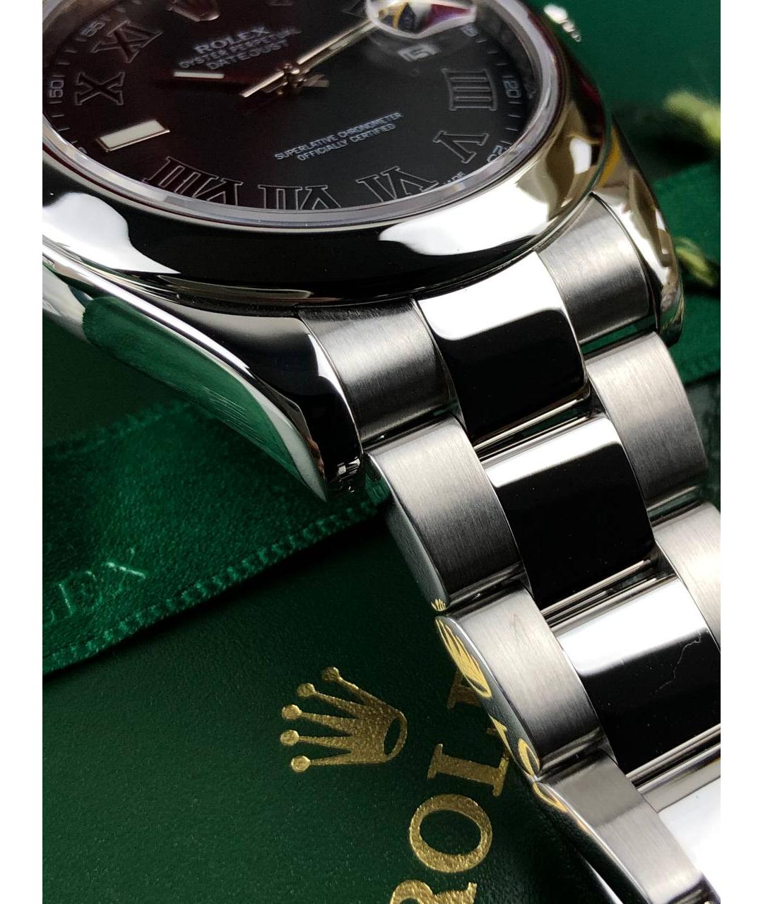 ROLEX Черные часы, фото 7