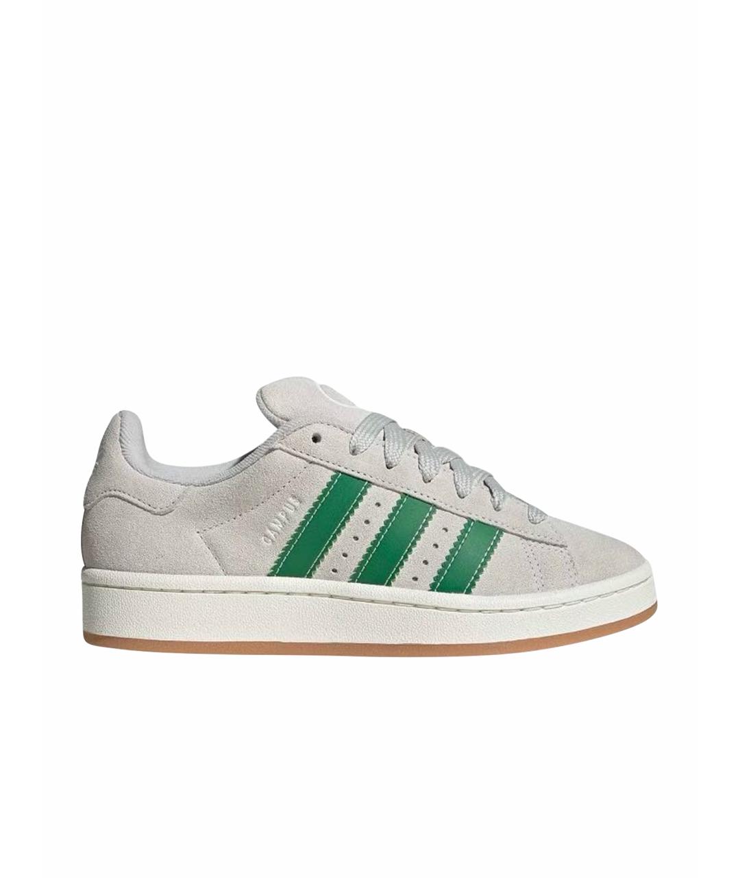 ADIDAS Серые замшевые кроссовки, фото 1