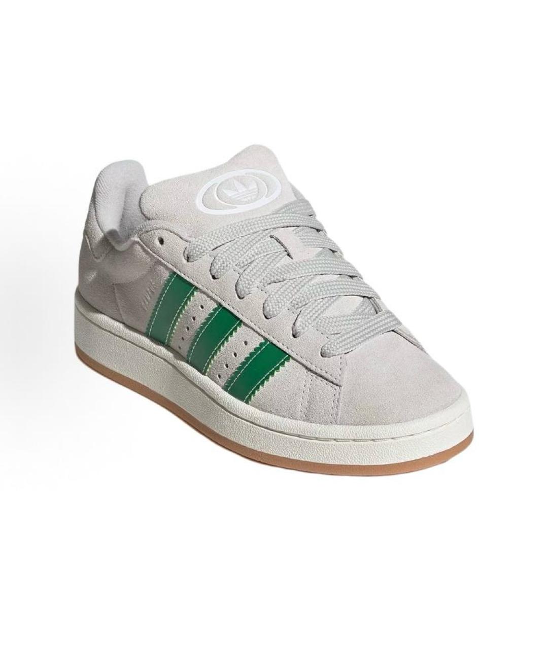 ADIDAS Серые замшевые кроссовки, фото 4