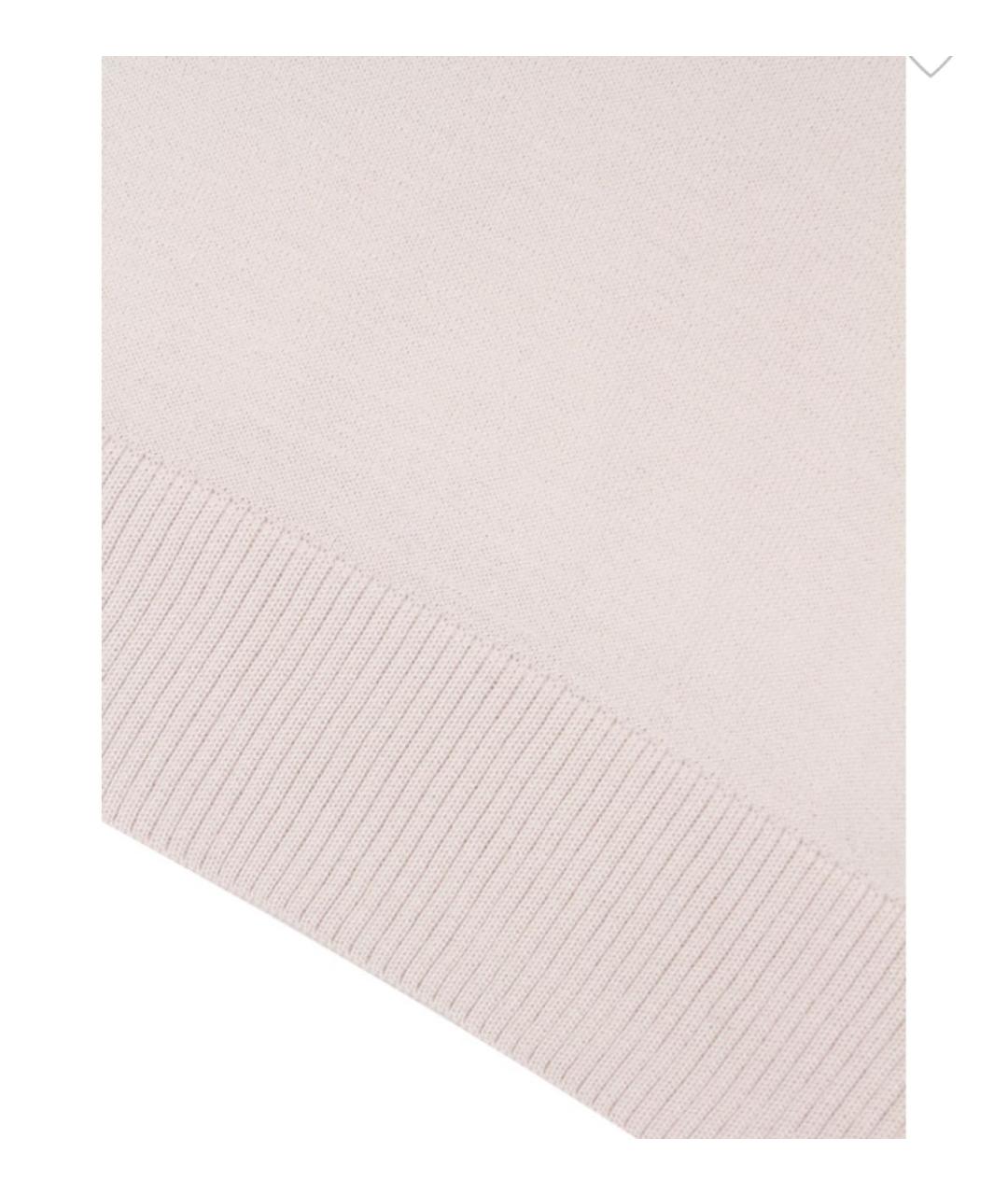 LORO PIANA Бежевый кашемировый джемпер / свитер, фото 4