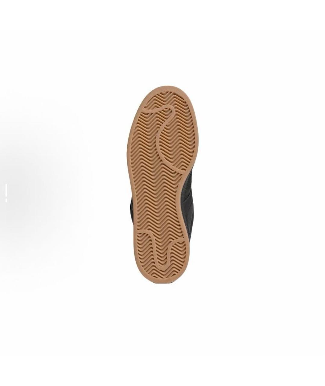 ADIDAS Черные кожаные кроссовки, фото 7