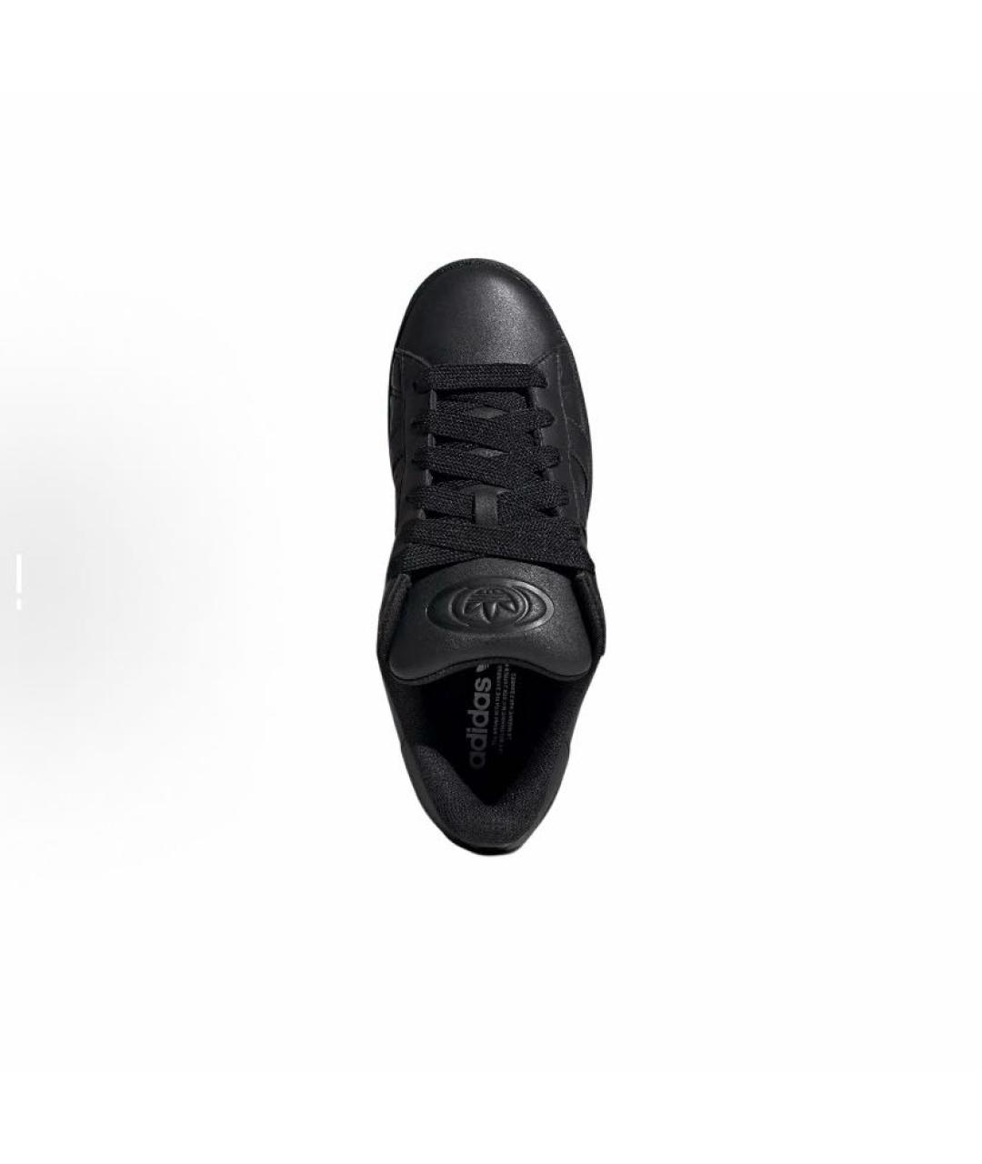 ADIDAS Черные кожаные кроссовки, фото 6