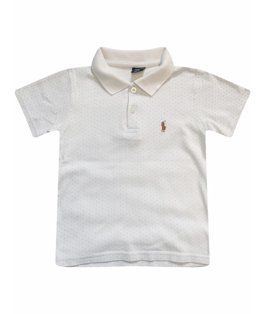 POLO RALPH LAUREN Белая хлопковая детская рубашка, фото 1