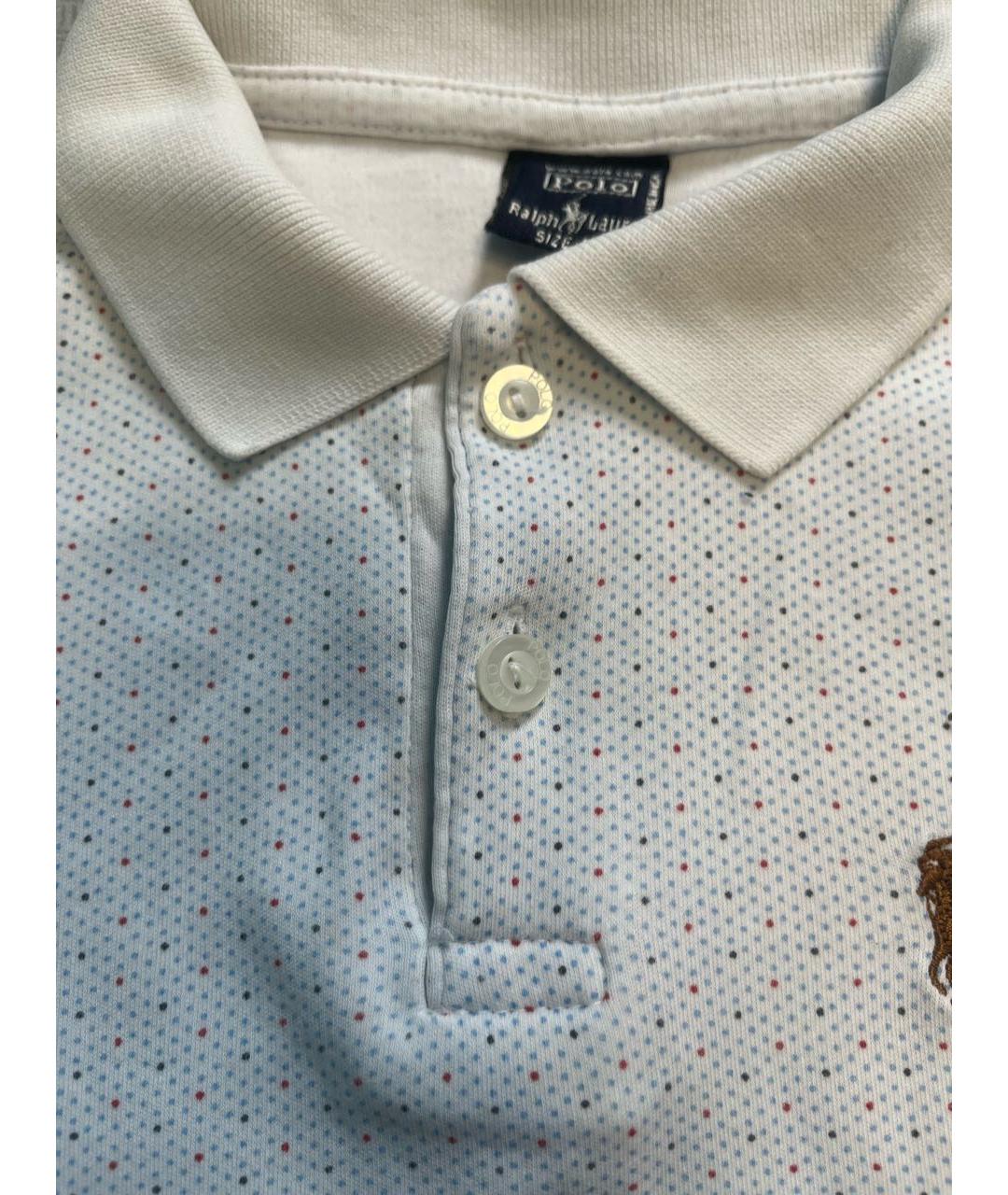 POLO RALPH LAUREN Белая хлопковая детская рубашка, фото 4