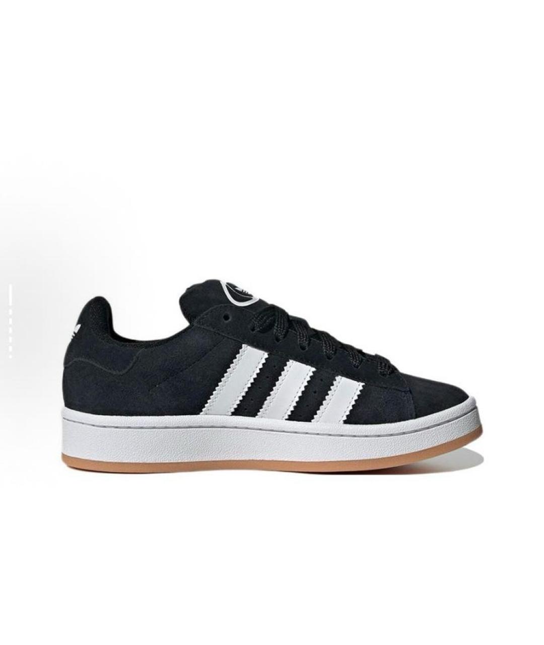 ADIDAS Черные замшевые кроссовки, фото 8