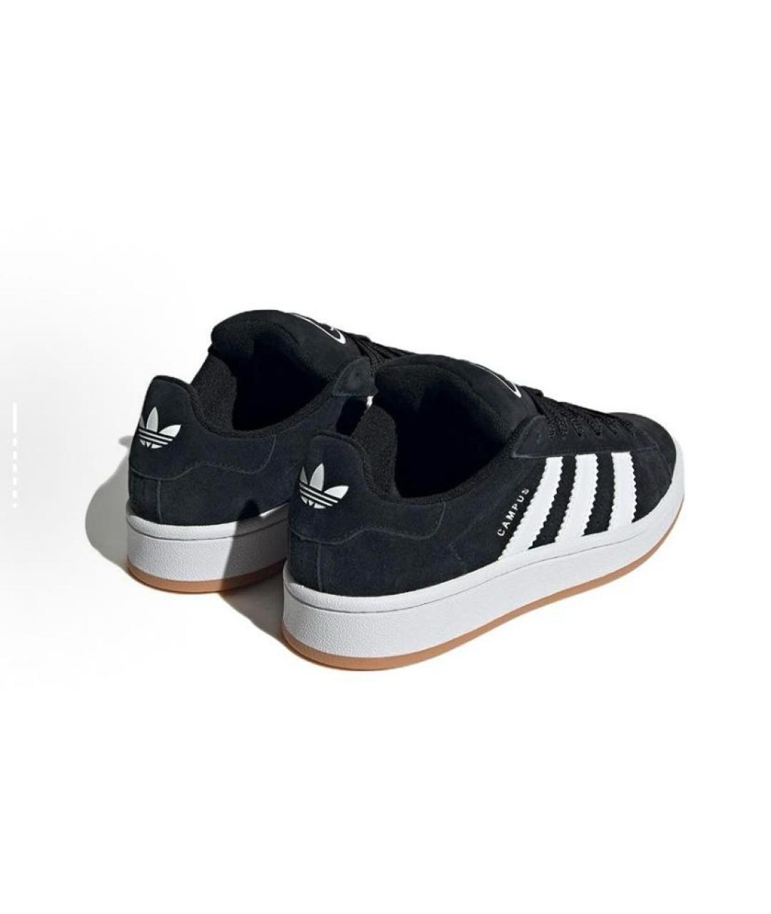 ADIDAS Черные замшевые кроссовки, фото 5