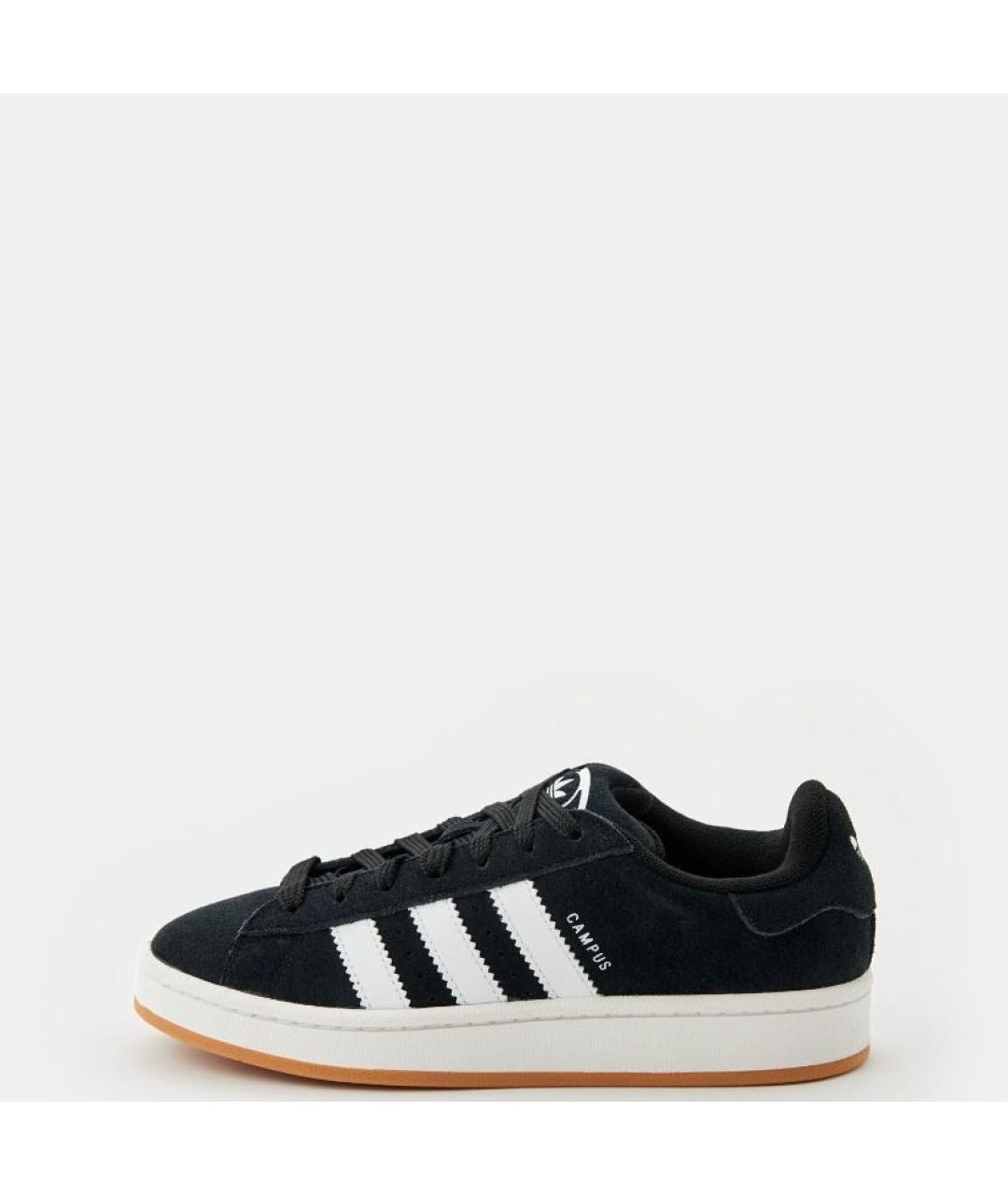 ADIDAS Черные замшевые кроссовки, фото 2