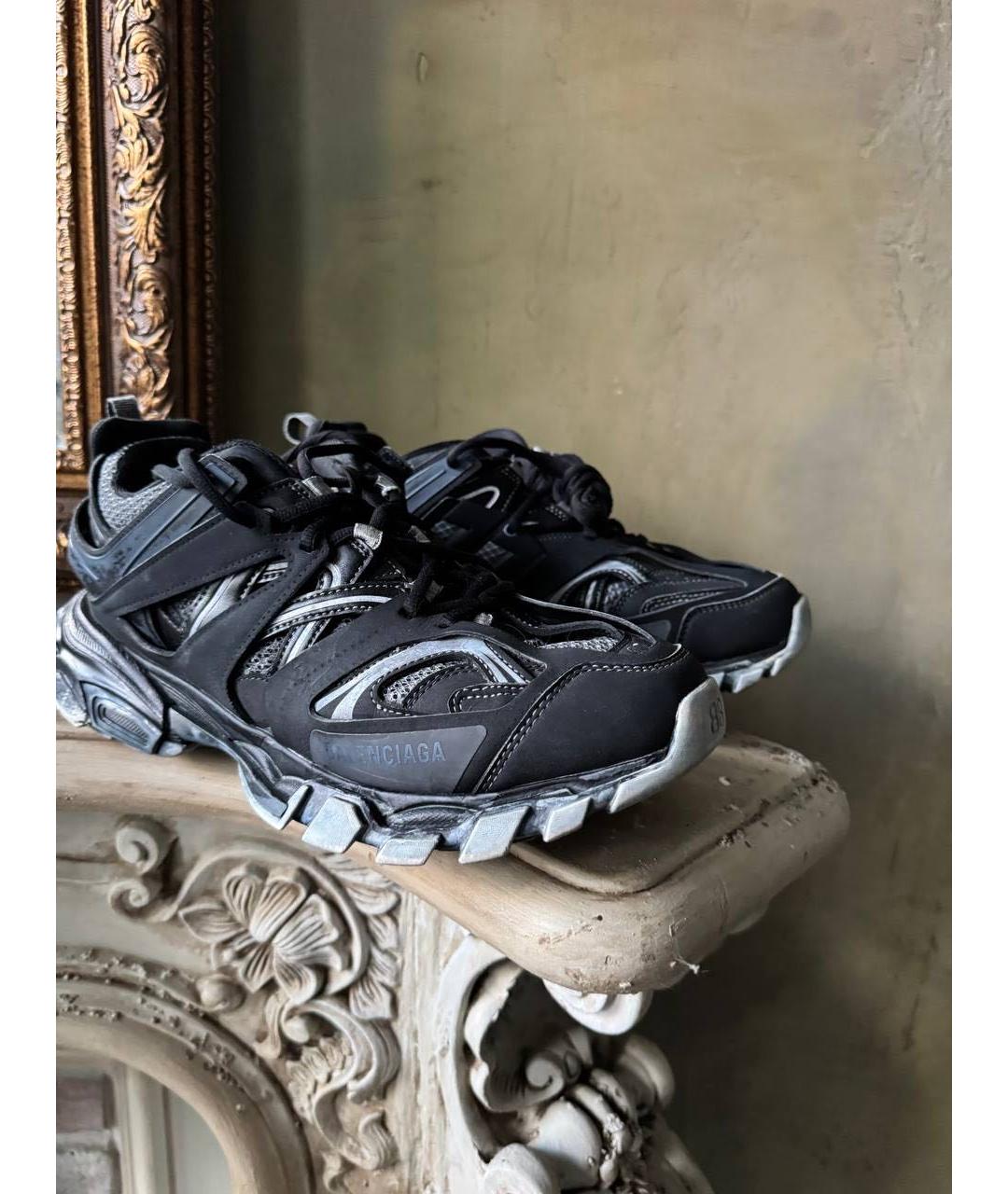 BALENCIAGA Черные низкие кроссовки / кеды, фото 2