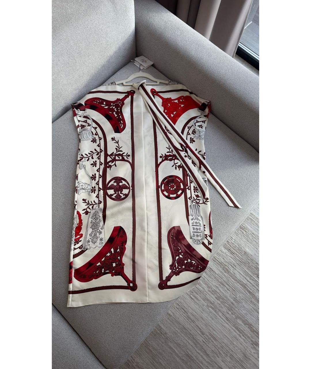 HERMES Бордовое платье, фото 2