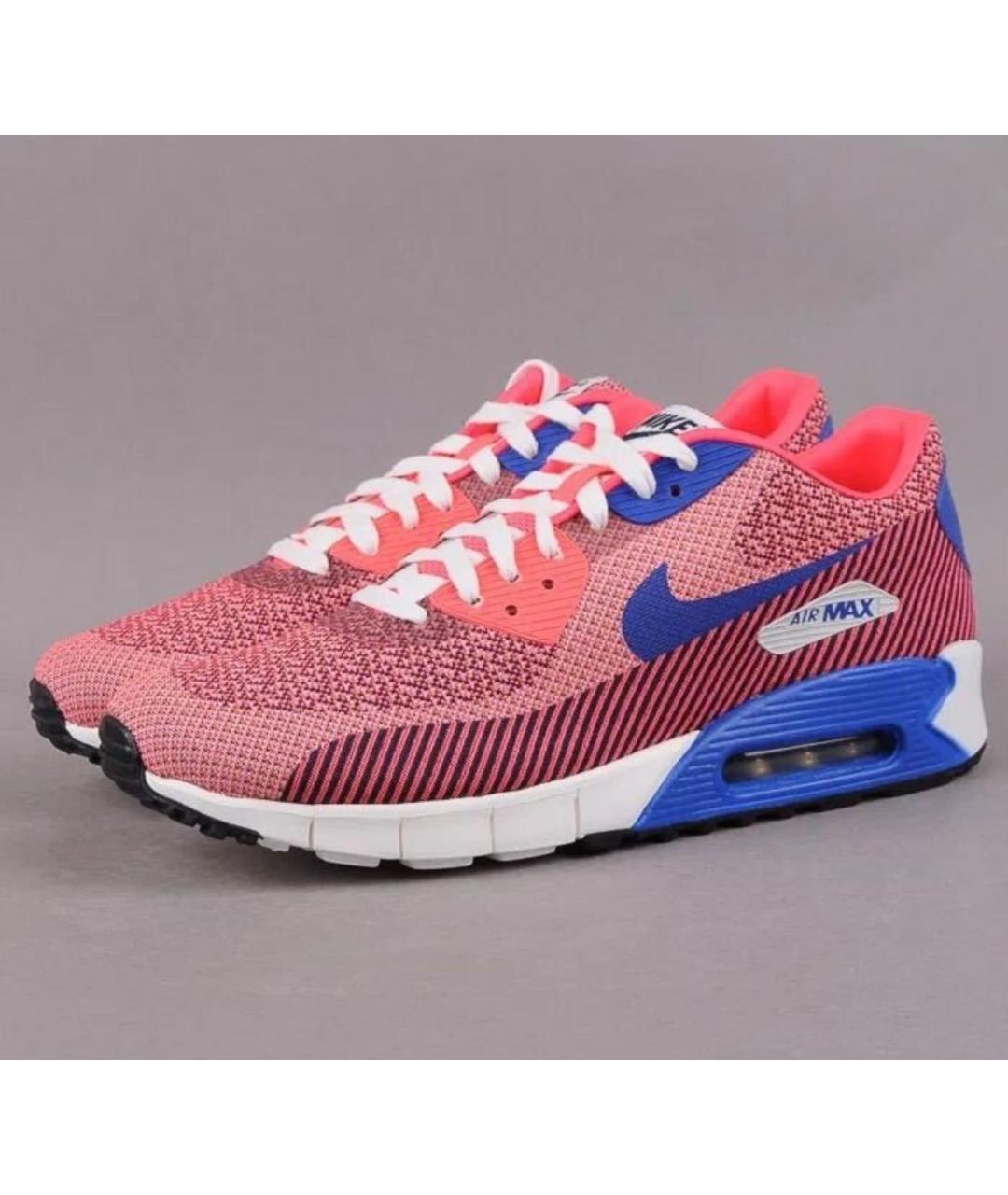 NIKE Красные текстильные низкие кроссовки / кеды, фото 7