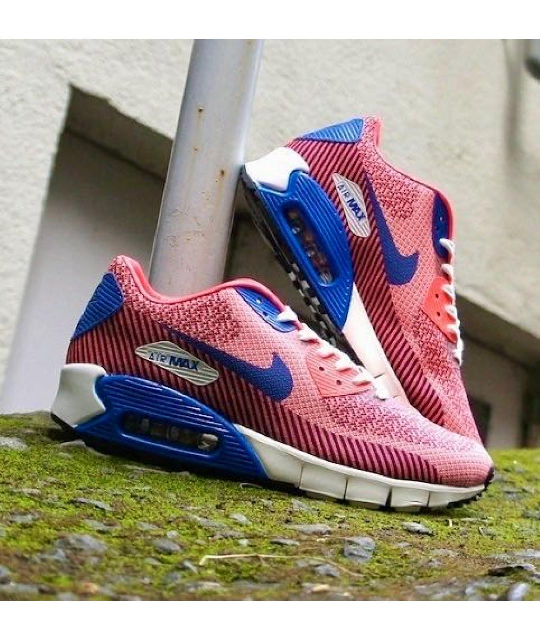 NIKE Красные текстильные низкие кроссовки / кеды, фото 5