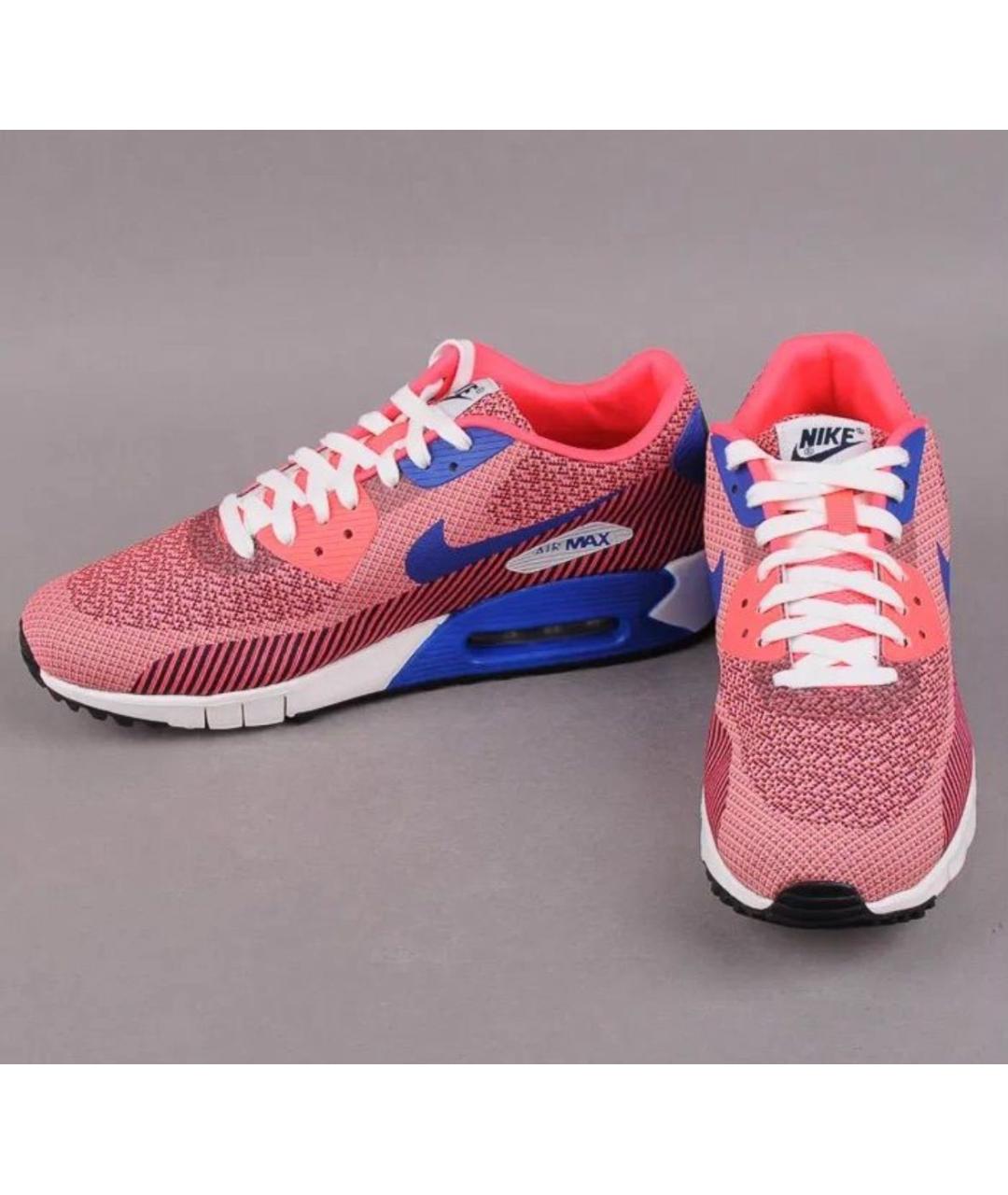 NIKE Красные текстильные низкие кроссовки / кеды, фото 6