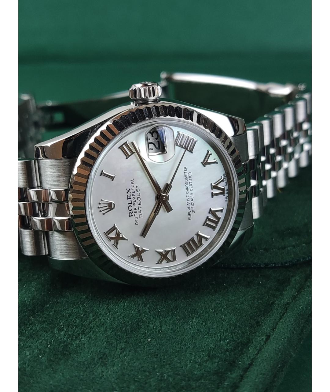 ROLEX Белые часы из белого золота, фото 6