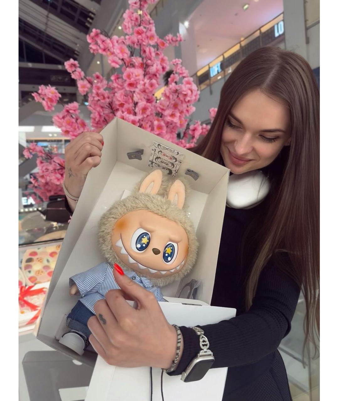 Labubu Бежевая игрушка, фото 4