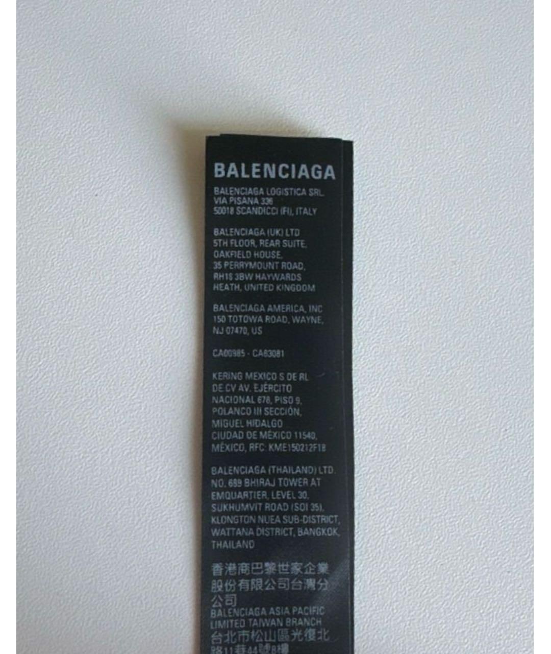 BALENCIAGA Черная хлопко-эластановая майка, фото 7