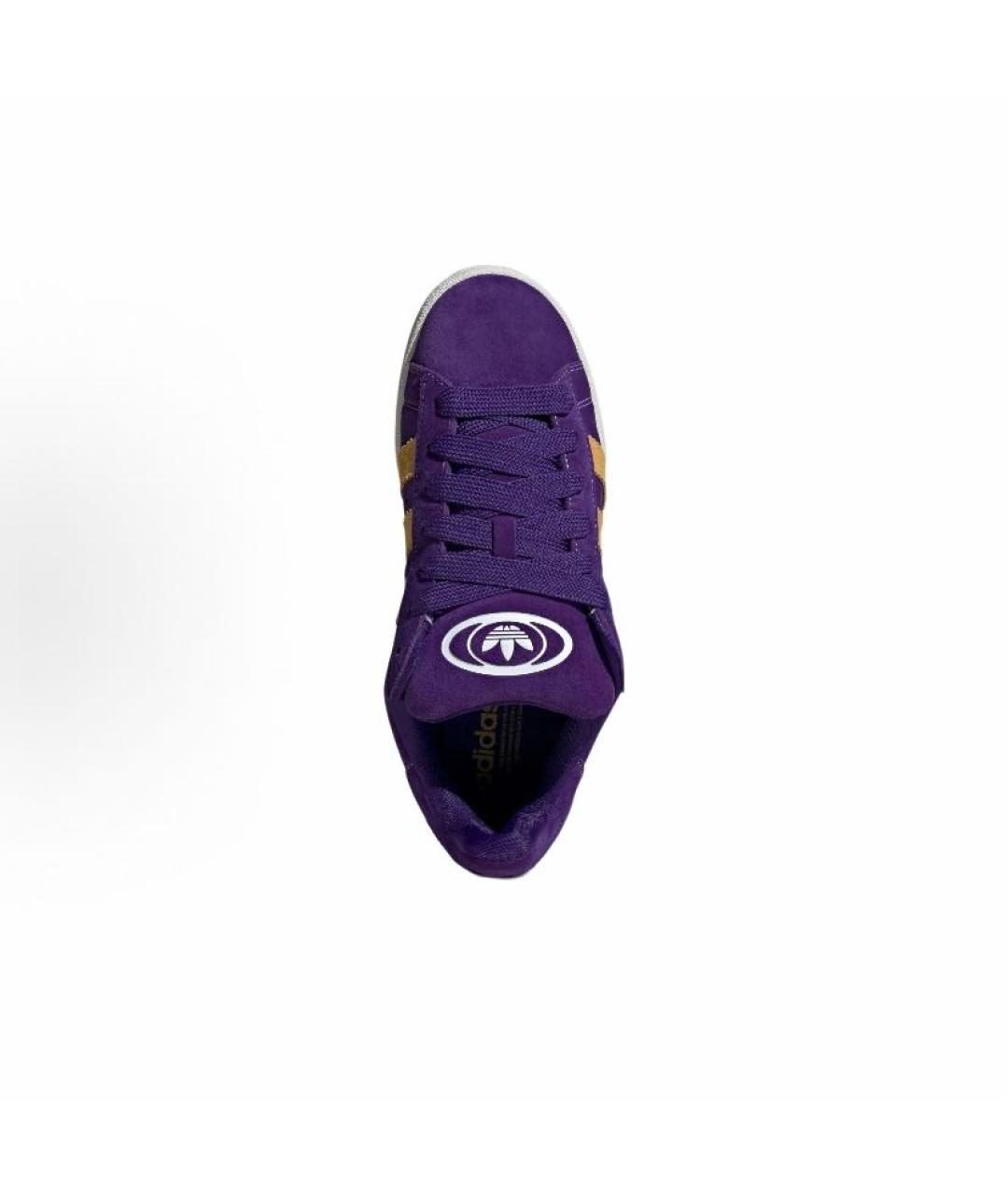 ADIDAS Фиолетовые замшевые кроссовки, фото 6