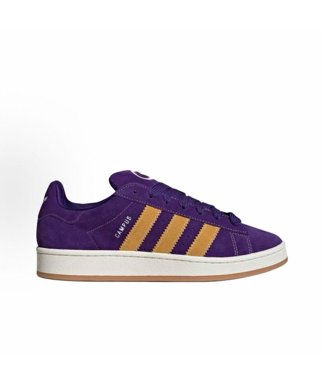 ADIDAS Фиолетовые замшевые кроссовки, фото 8
