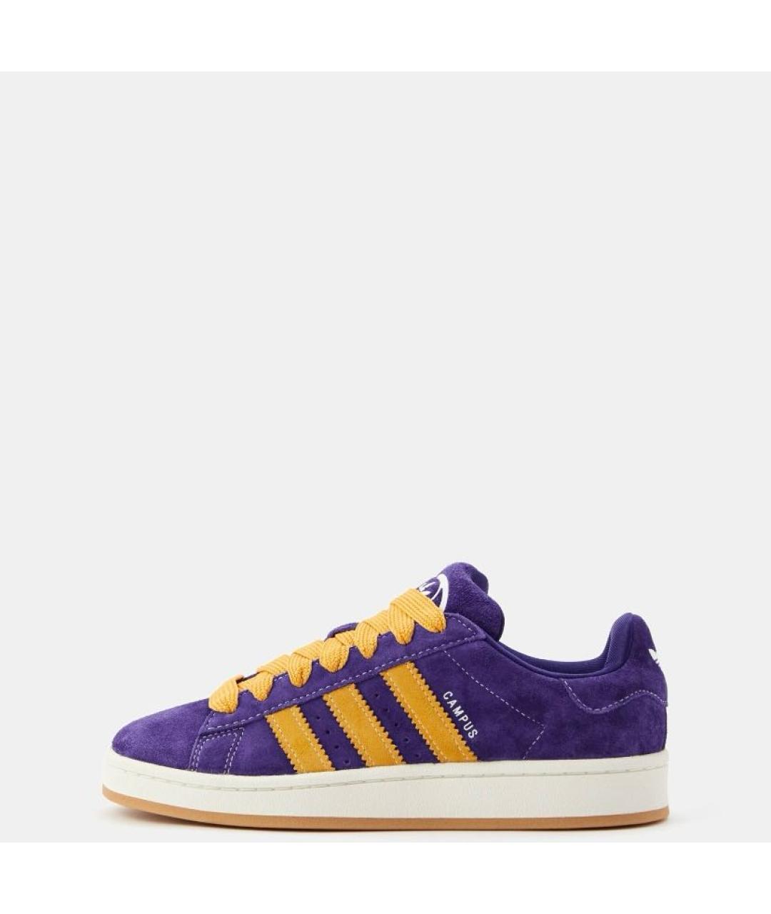 ADIDAS Фиолетовые замшевые кроссовки, фото 2