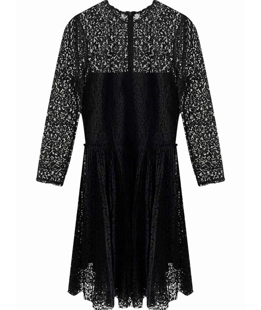 CHRISTIAN DIOR Черное хлопковое вечернее платье, фото 1