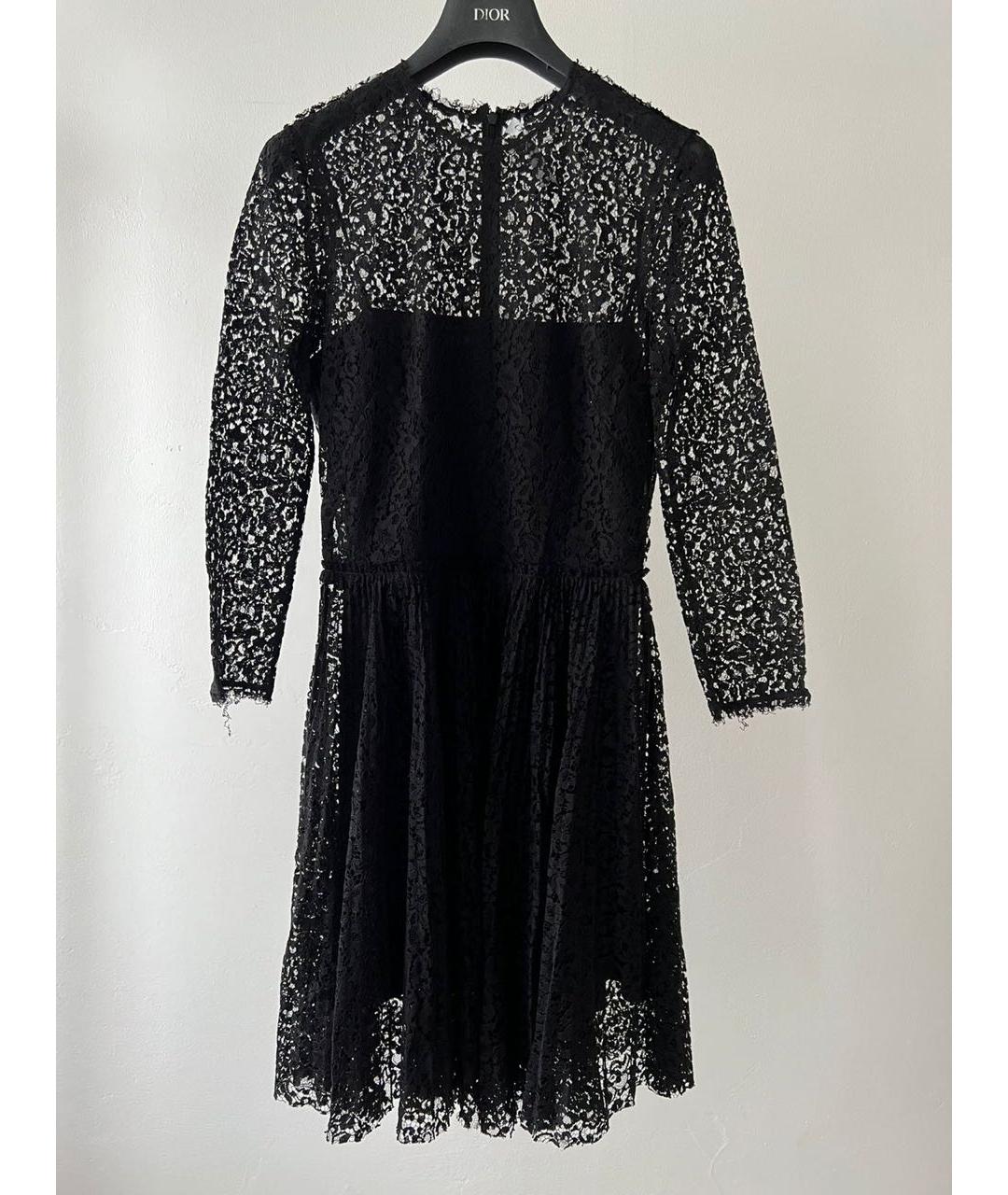 CHRISTIAN DIOR Черное хлопковое вечернее платье, фото 9