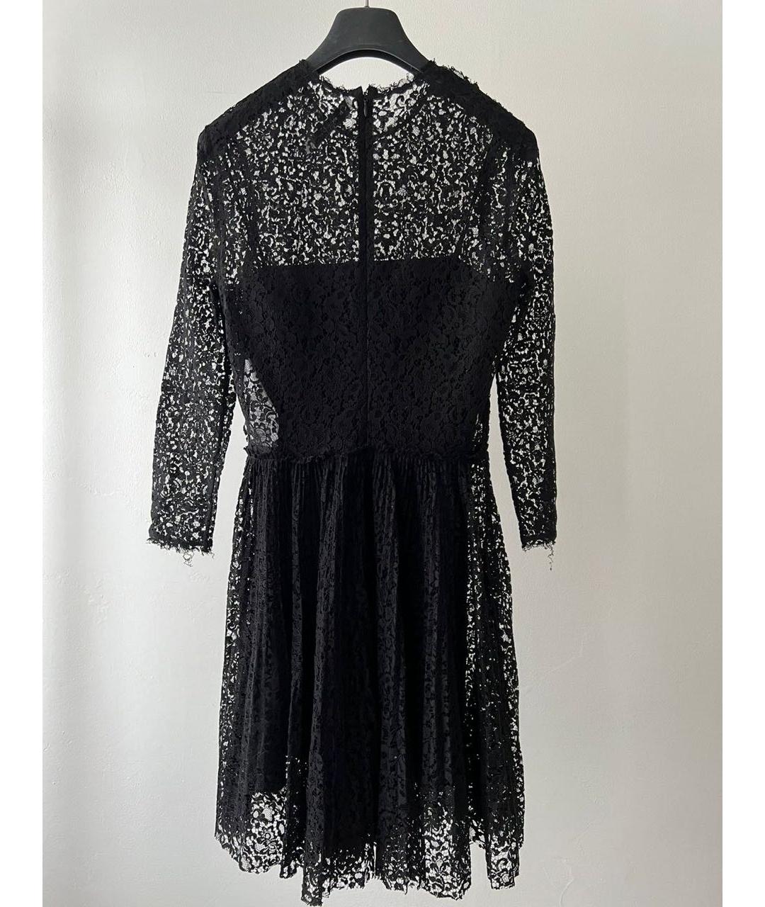 CHRISTIAN DIOR Черное хлопковое вечернее платье, фото 2
