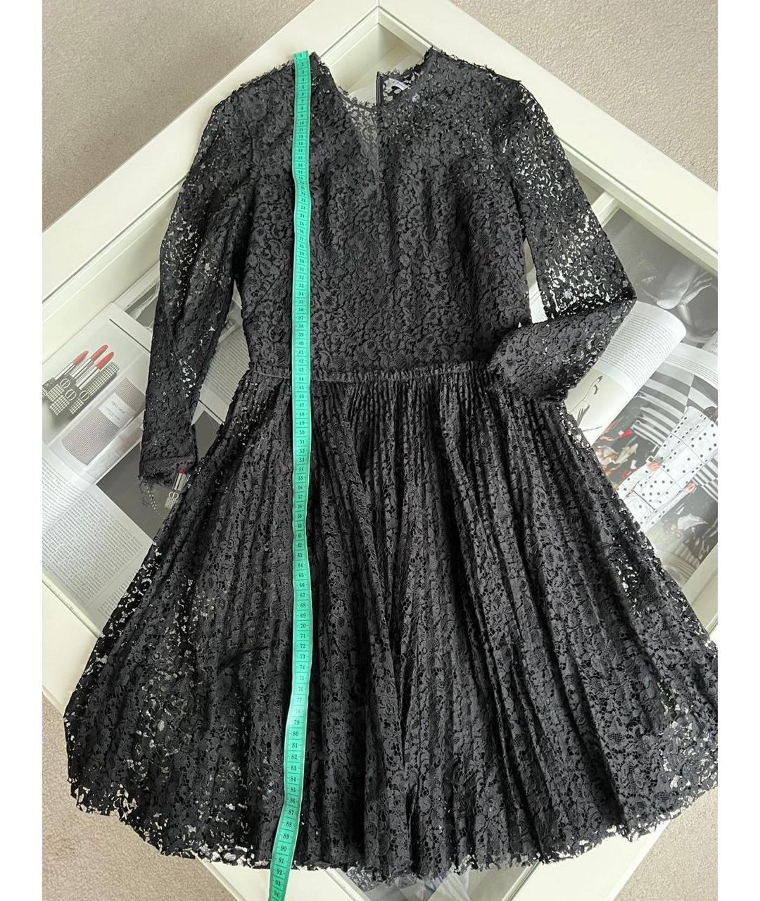 CHRISTIAN DIOR Черное хлопковое вечернее платье, фото 5
