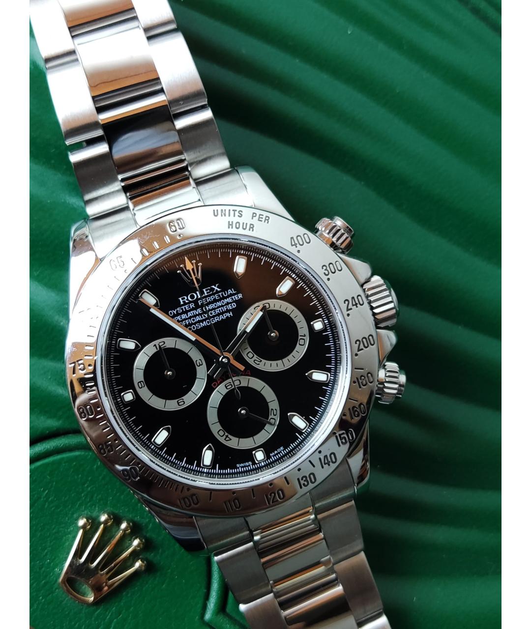 ROLEX Черные часы, фото 4