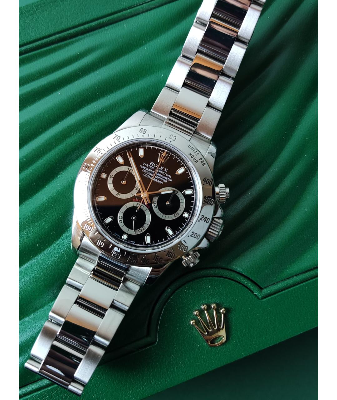 ROLEX Черные часы, фото 2